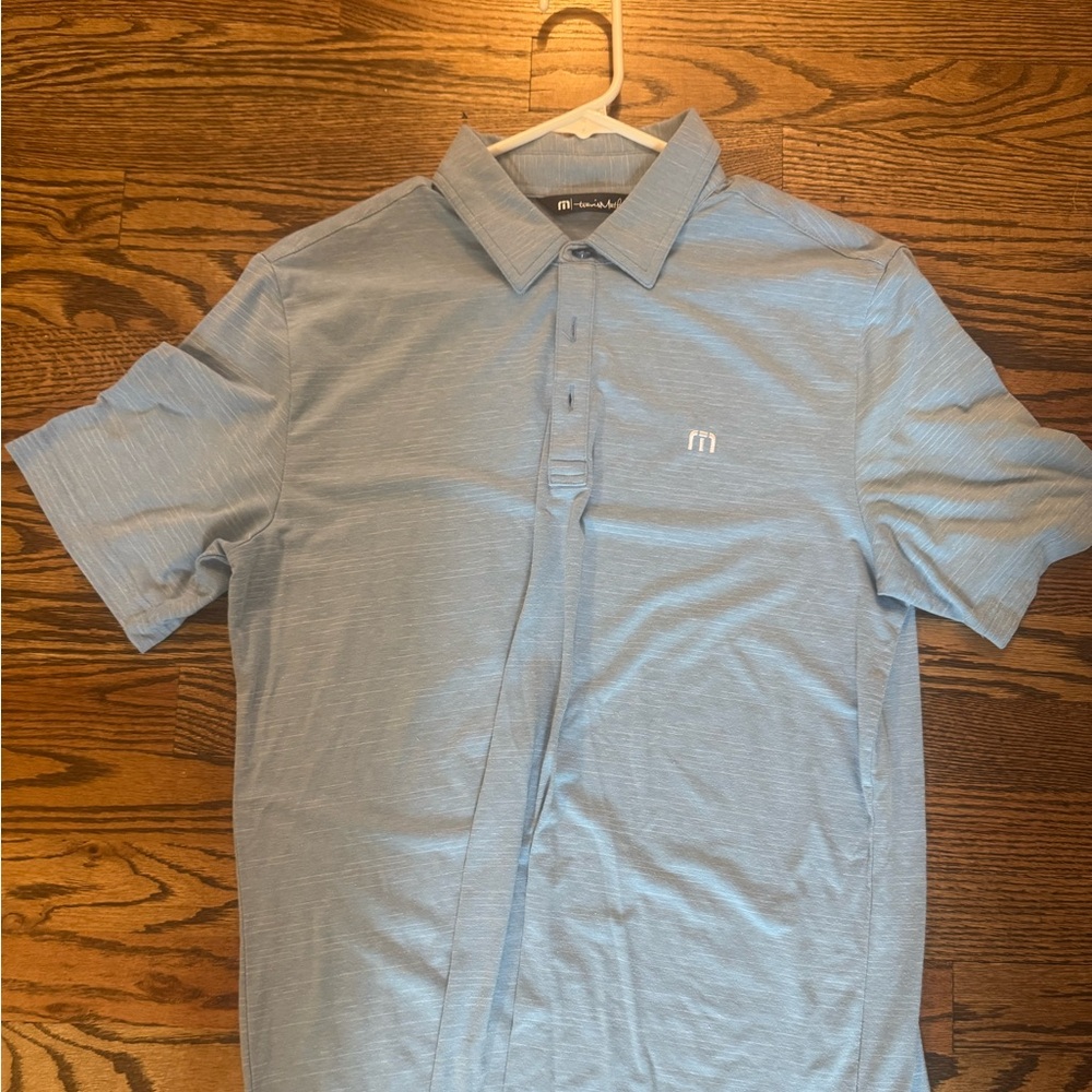 Travis Mathew Men's Blue Polo Shirt